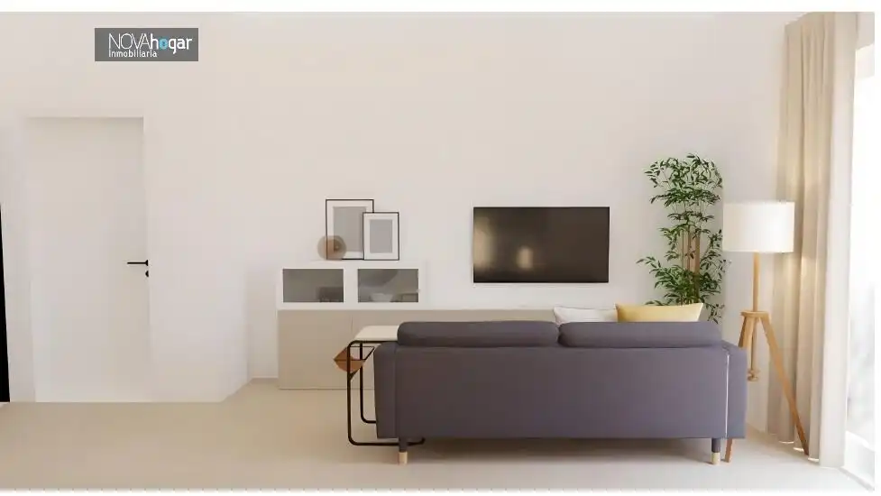 Sala de estar de Piso en venta en Málaga con Aire acondicionado y Terraza