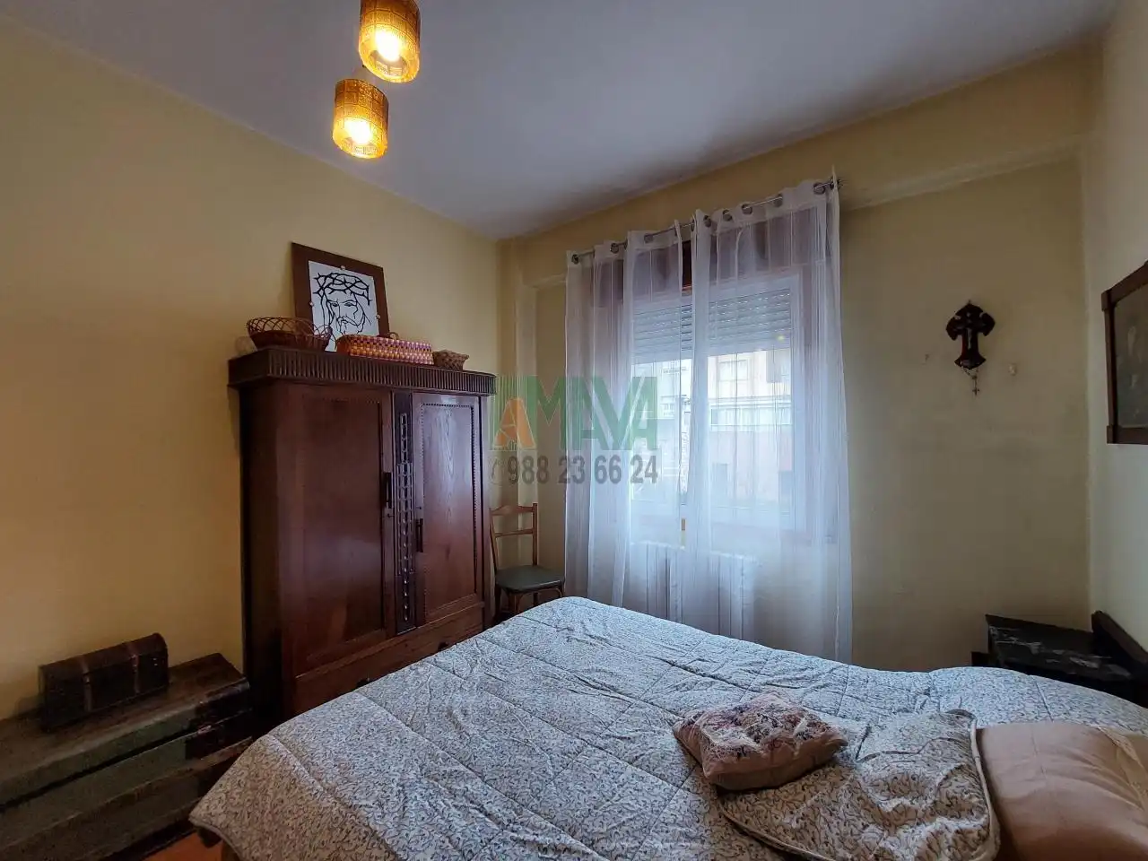 Bedroom of Flat for sale in Ourense Capital   with Heating and Storage room