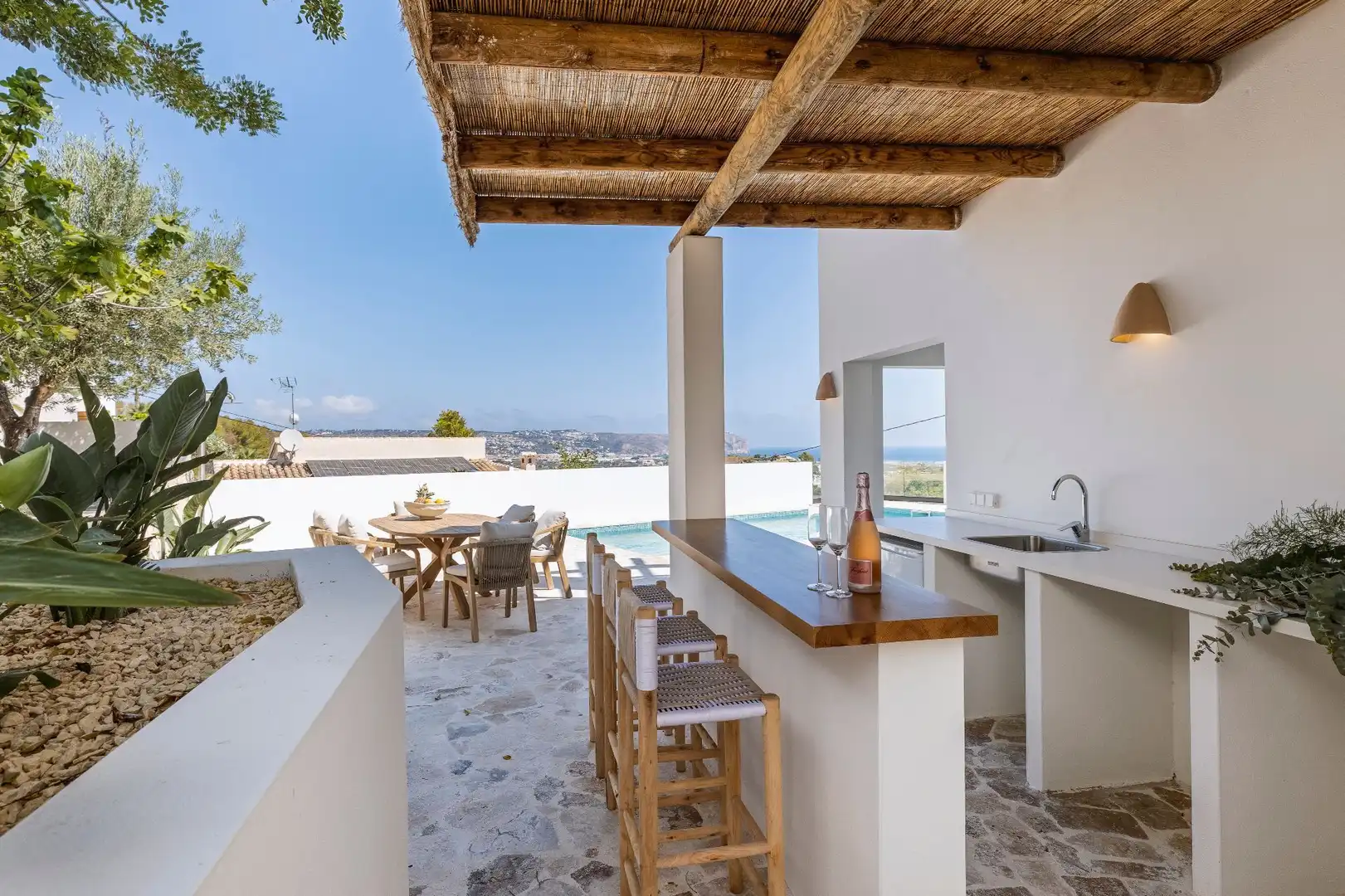 Terrace of Houses for sale in Jávea / Xàbia  with Air Conditioner, Heating and Private garden