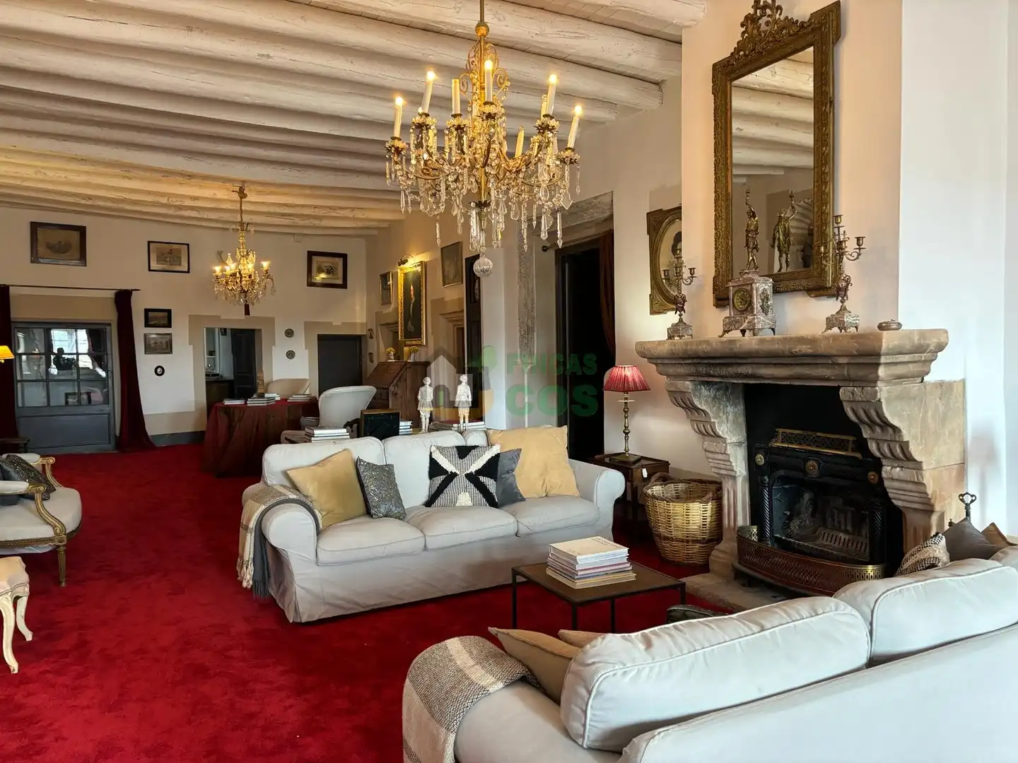 Sala de estar de Casa o chalet en venta en Cervera con Jardín privado, Terraza y Piscina
