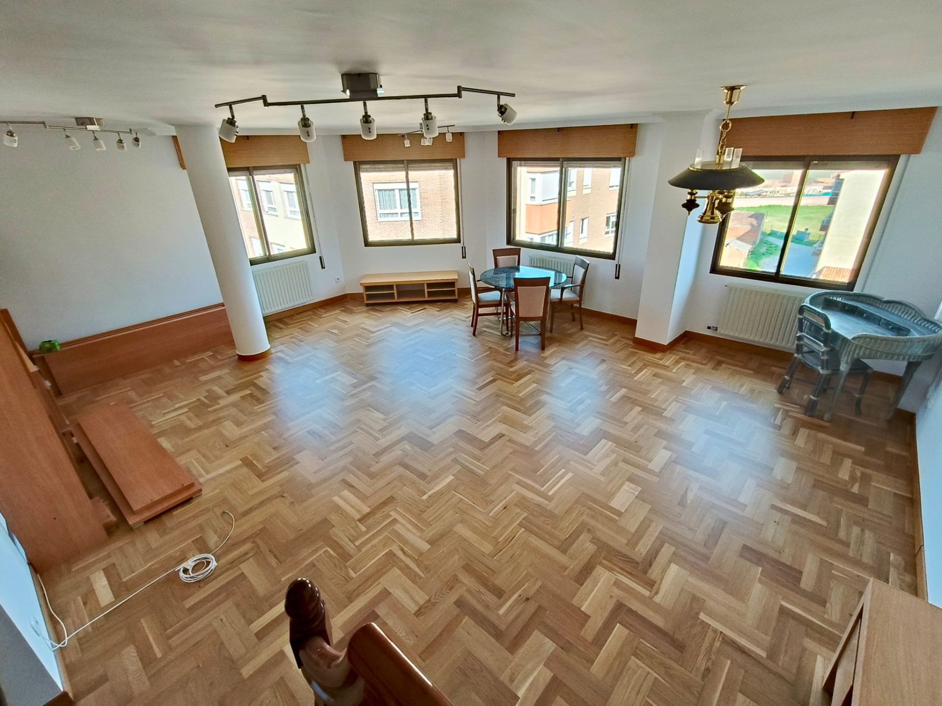 Living room of Duplex for sale in Lerma  with Heating, Parquet flooring and Terrace