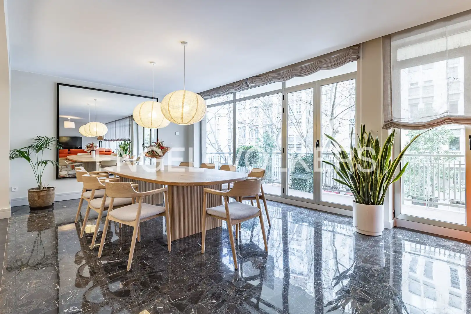 Dining room of Flat for sale in Barcelona  with Air Conditioner, Heating and Parquet flooring