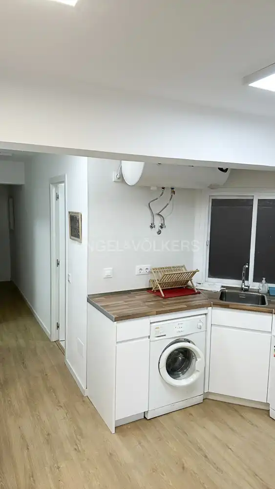 Cocina de Apartamento de alquiler en Madrid con Calefacción, Amueblado y Se aceptan mascotas