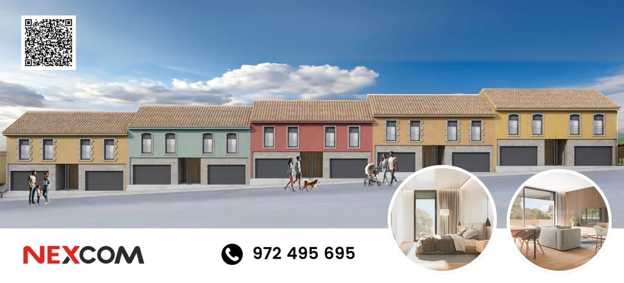 Vista exterior de Casa adosada en venda en Aiguaviva amb Aire condicionat, Calefacció i Jardí privat