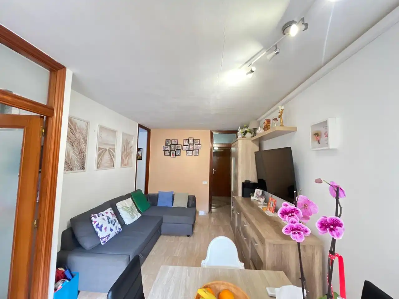Sala de estar de Piso en venta en Mataró con Aire acondicionado y Terraza