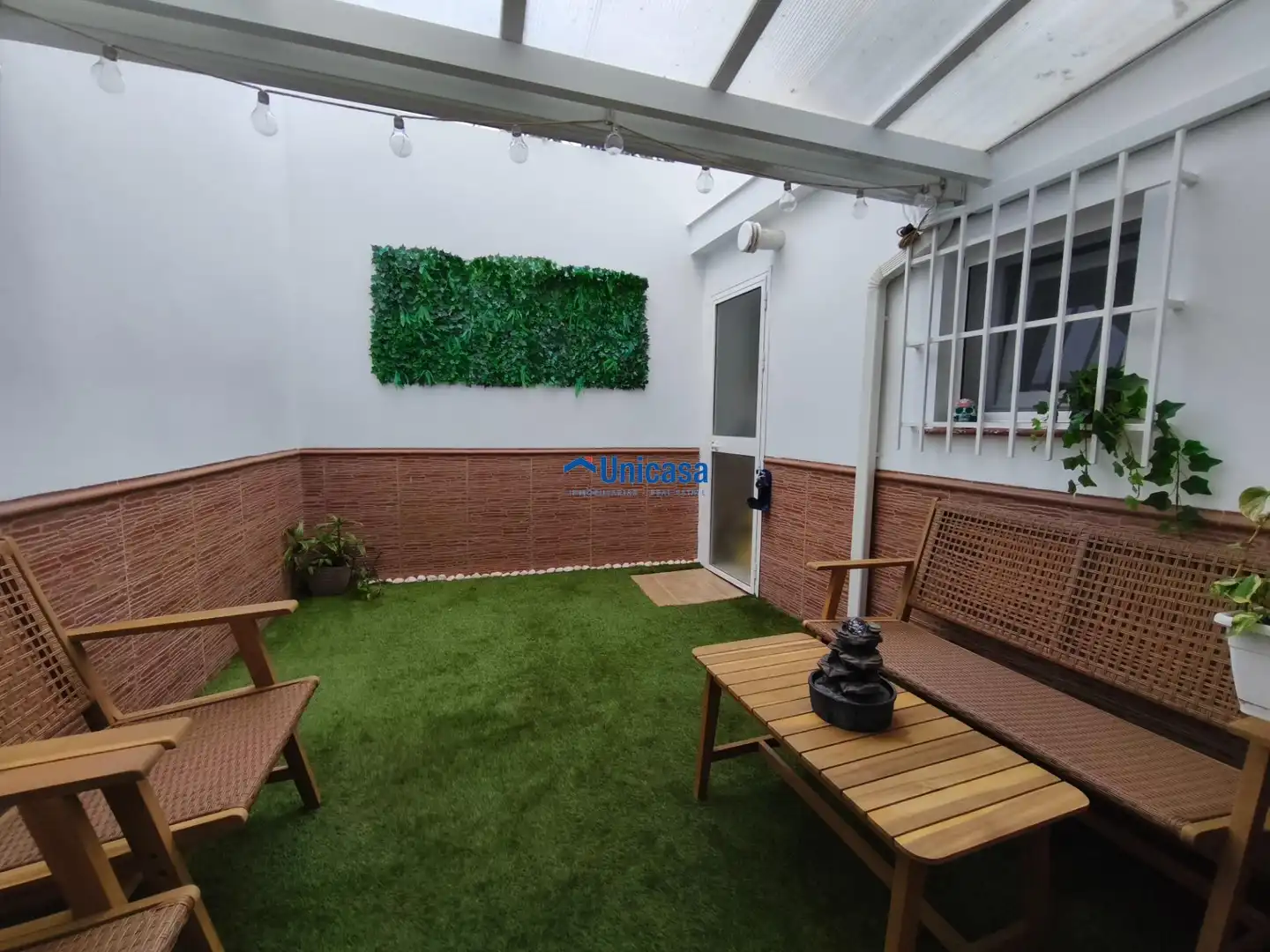 Terraza de Casa adosada en venta en Málaga