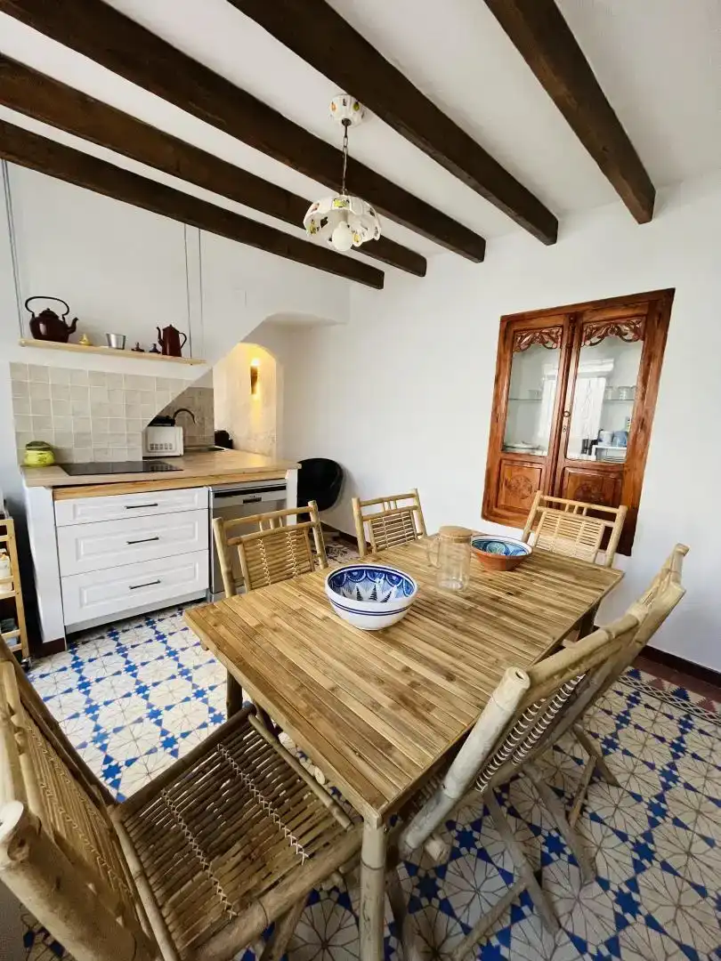 Küche von Country house zur Miete in Archidona mit Privatgarten, Parkett und Abstellraum