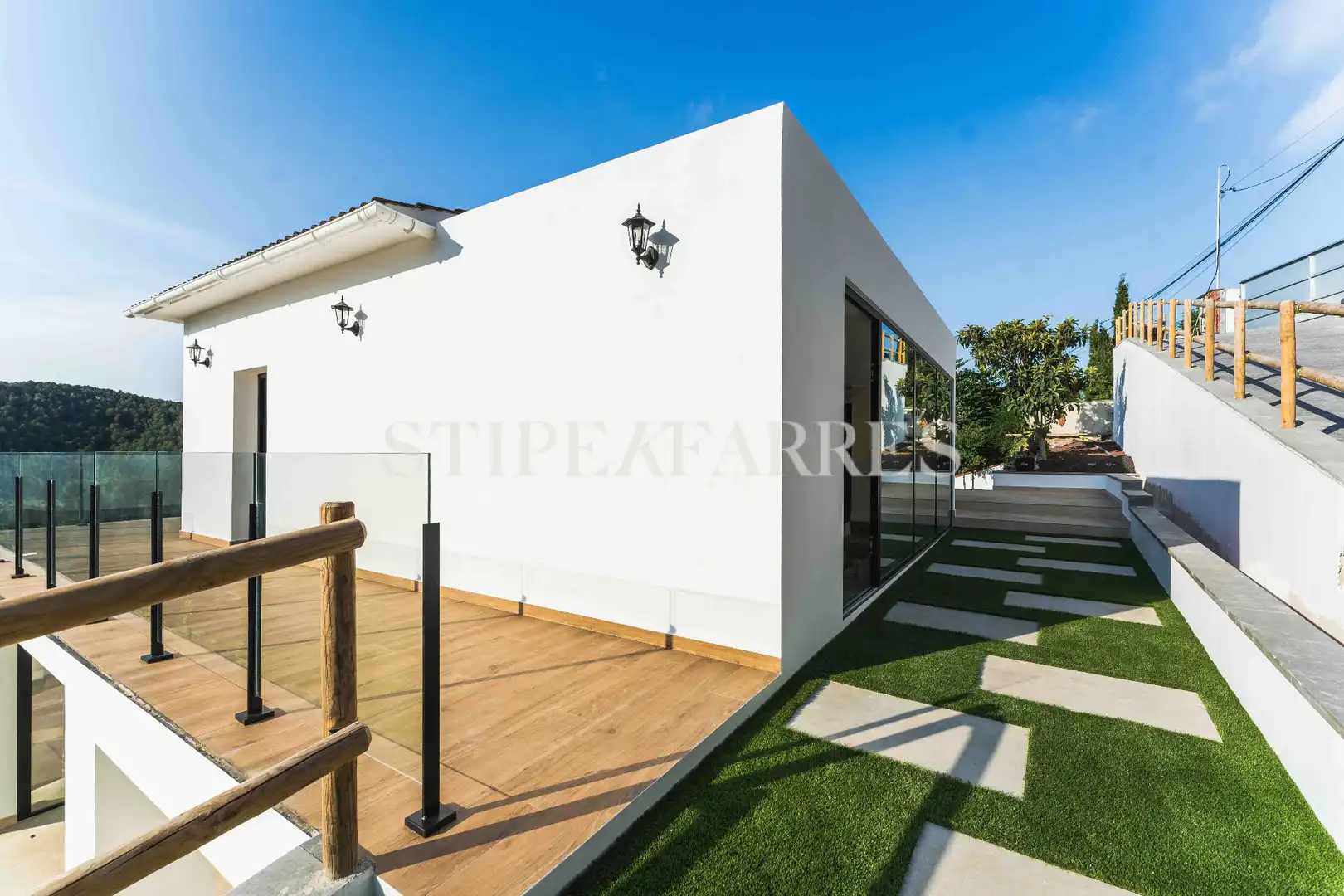 Terrassa de Casa o xalet en venda en Sant Andreu de Llavaneres amb Aire condicionat, Calefacció i Jardí privat