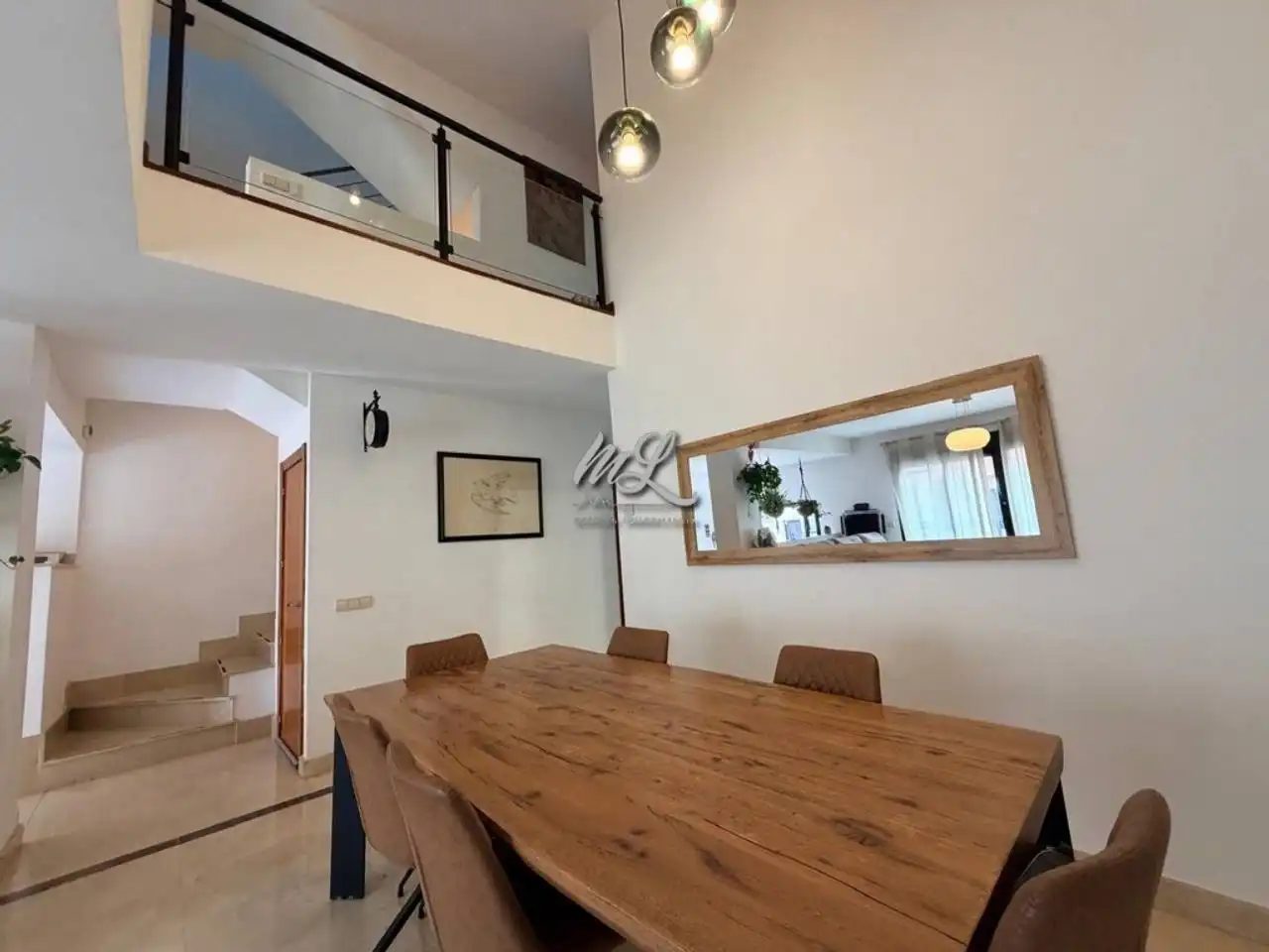 Comedor de Casa adosada en venta en Santa Cruz del Retamar con Aire acondicionado, Calefacción y Jardín privado