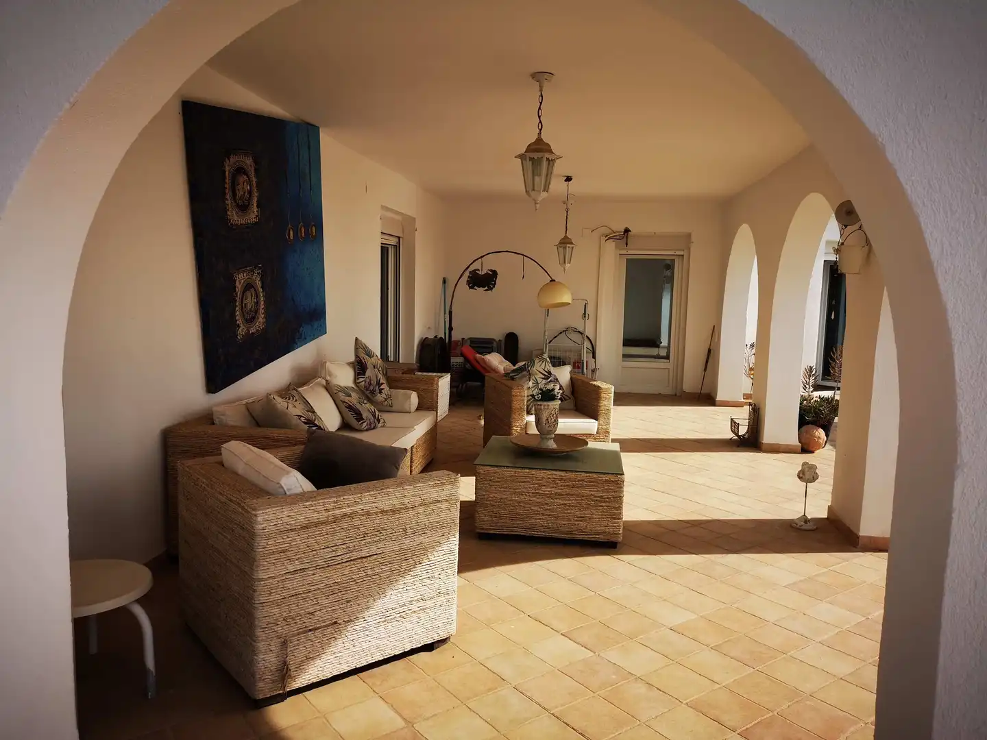 Sala d'estar de Casa o xalet en venda en Alcalà de Xivert amb Aire condicionat, Calefacció i Jardí privat