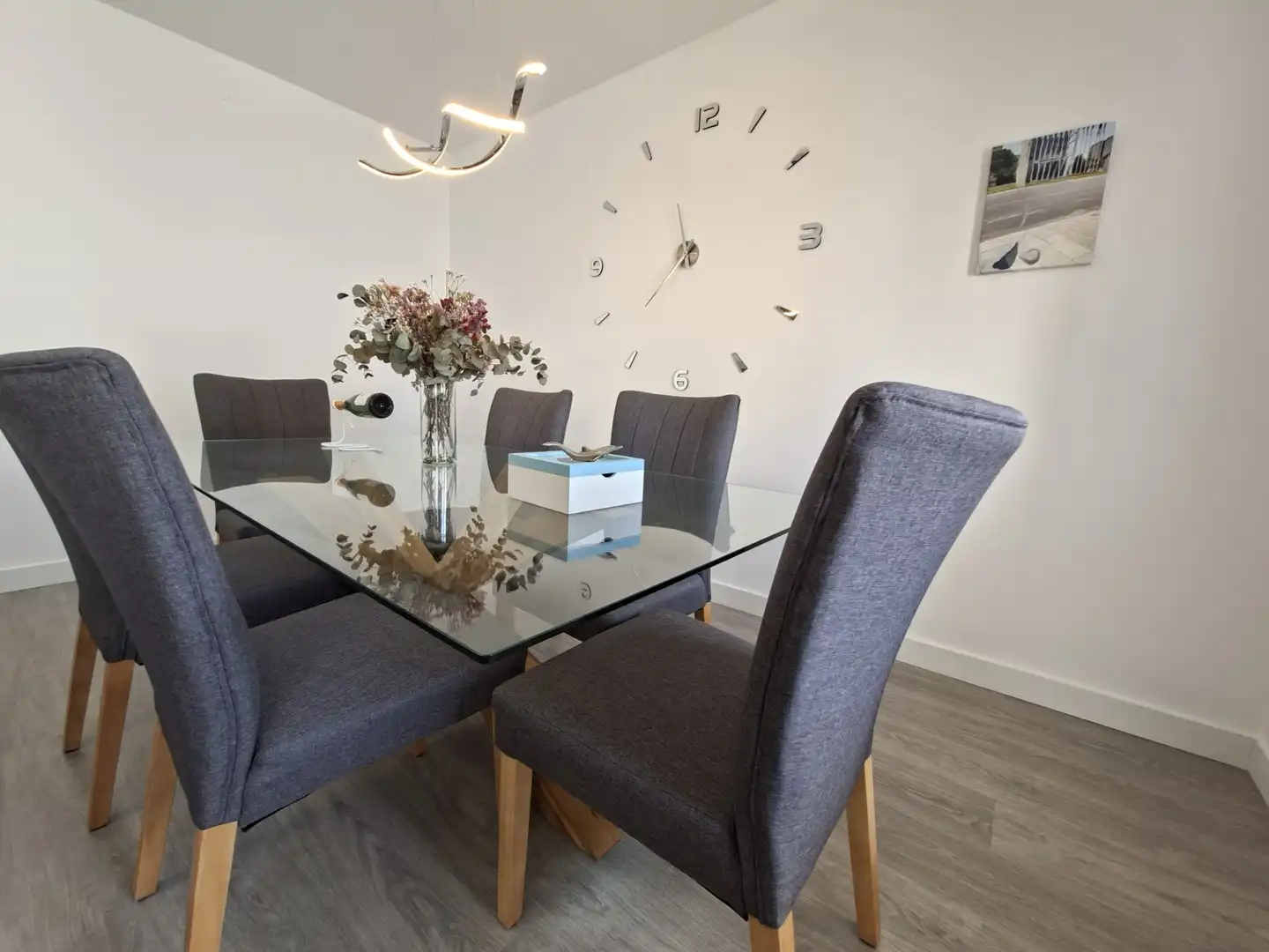 Dining room of Flat for sale in Maó - Mahón  with Air Conditioner, Furnished and Balcony