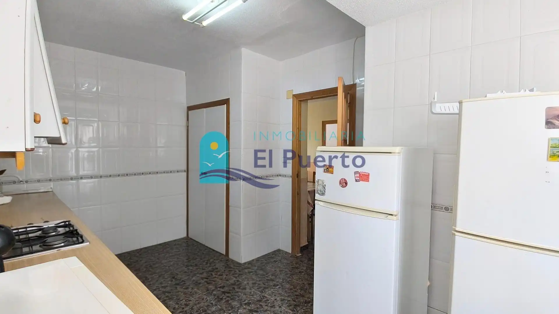 Cocina de Casa o chalet en venta en Mazarrón con Jardín privado, Terraza y Amueblado