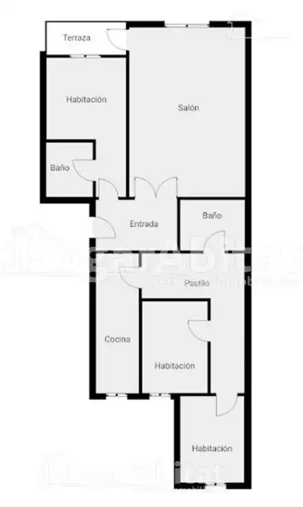 Piso en venta en Gandia con Aire acondicionado, Calefacción y Terraza