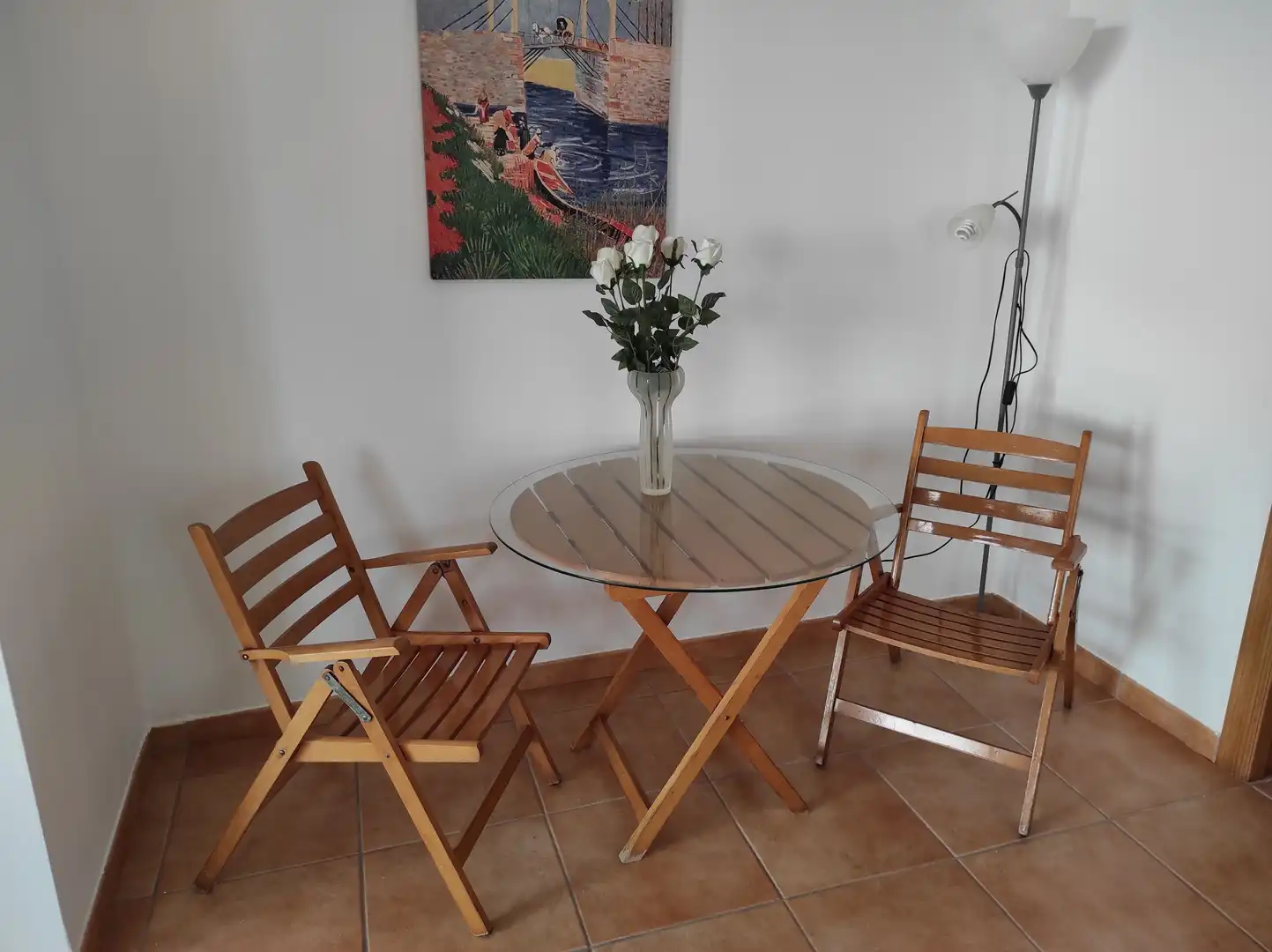 Terrasse von Dachboden zur Miete in Moncofa mit Klimaanlage, Terrasse und Abstellraum