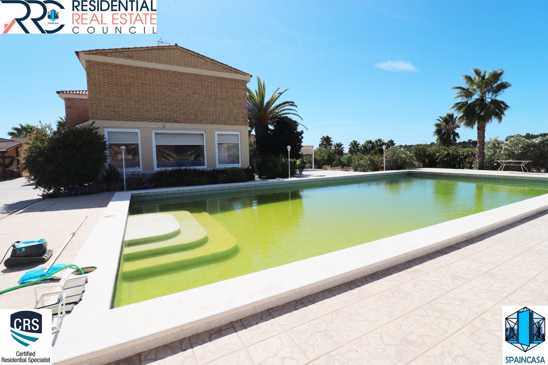 Swimming pool of Country house for sale in Gibraleón  with Private garden and Swimming Pool
