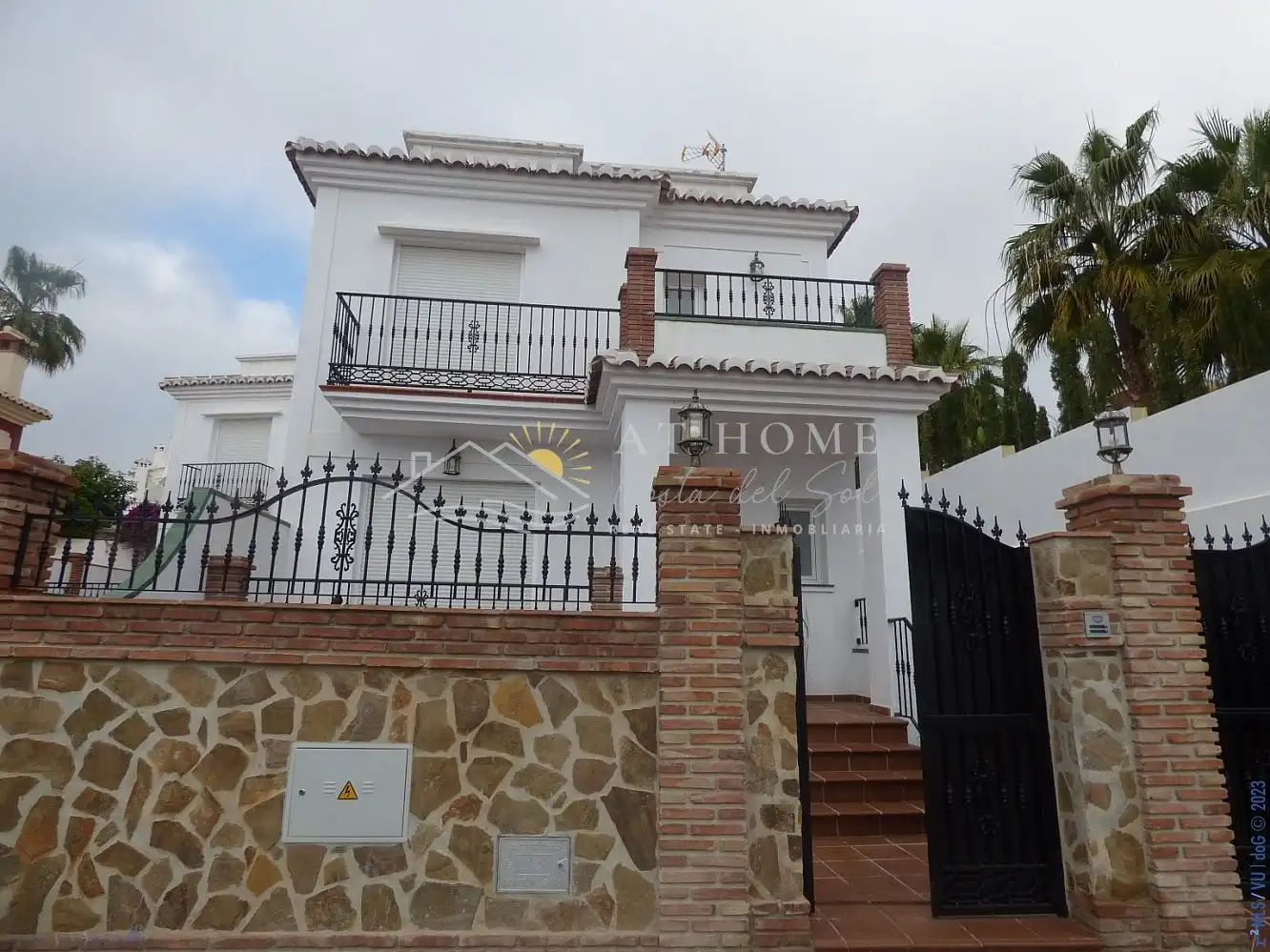 Exterior view of Houses for sale in Nerja  with Air Conditioner, Terrace and Storage room
