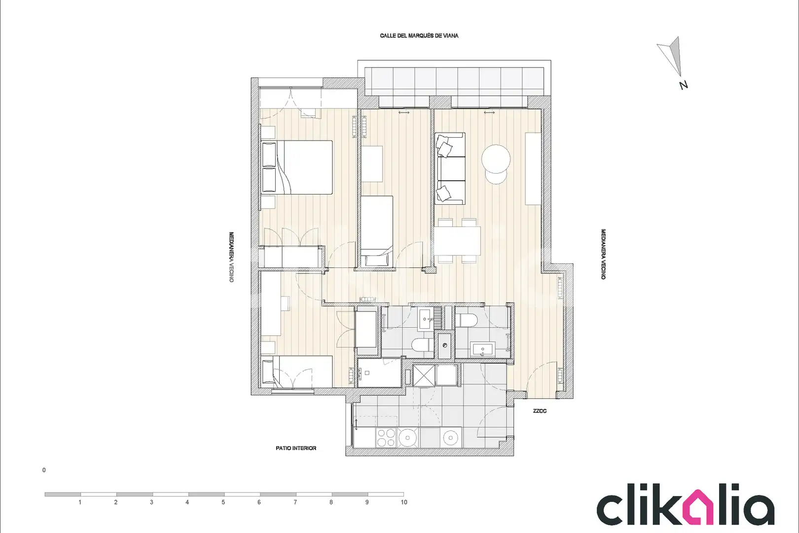 Flat for sale in Madrid  with Air Conditioner, Heating and Terrace