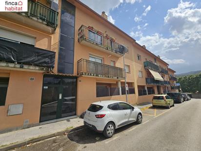 Vista exterior de Planta baixa en venda en Santa Coloma de Farners amb Calefacció, Jardí privat i Terrassa