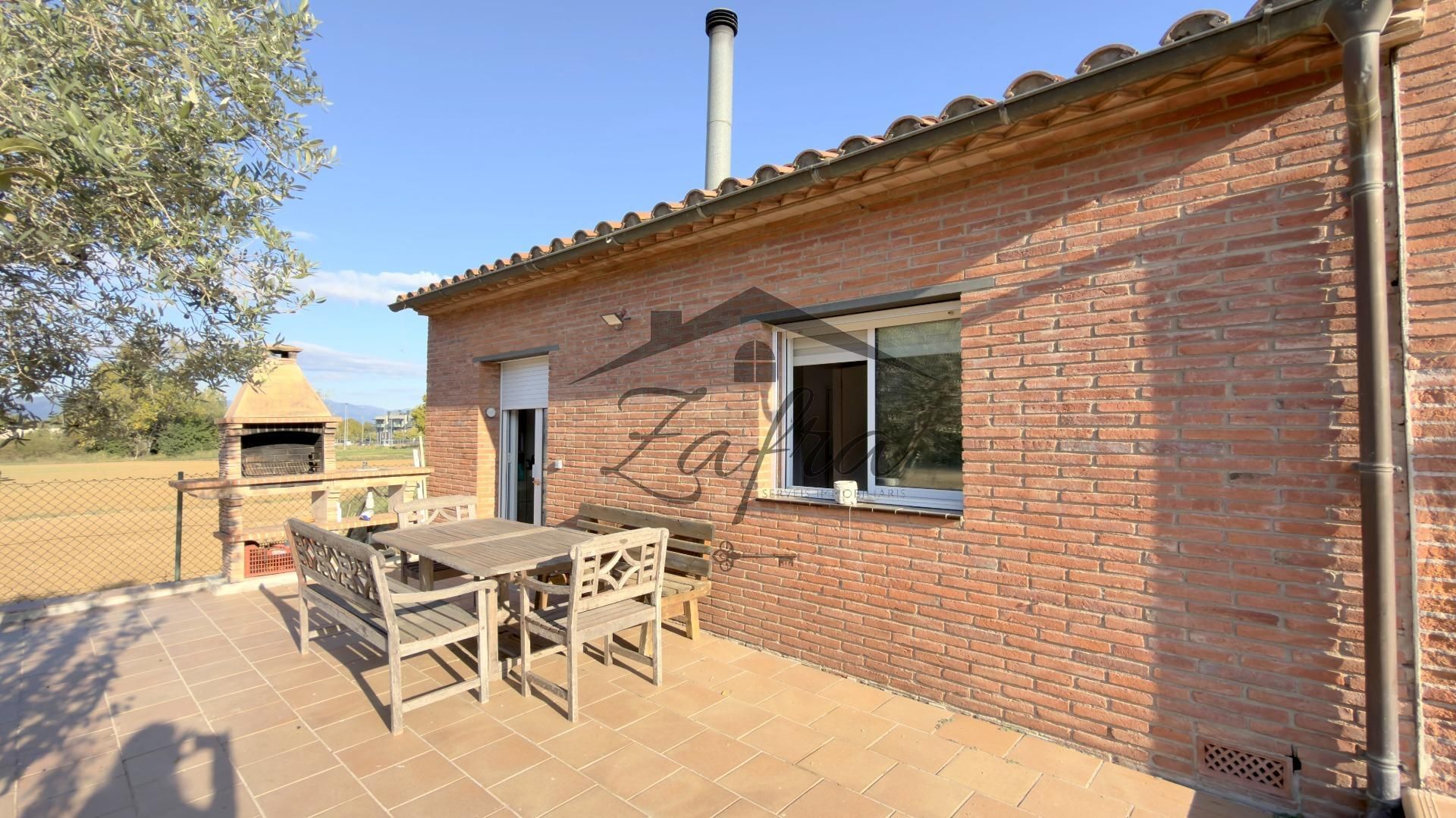 Vista exterior de Casa o chalet en venta en Vidreres con Aire acondicionado y Terraza