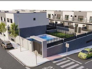 Adossat amb piscina en venda a Calle Brezo