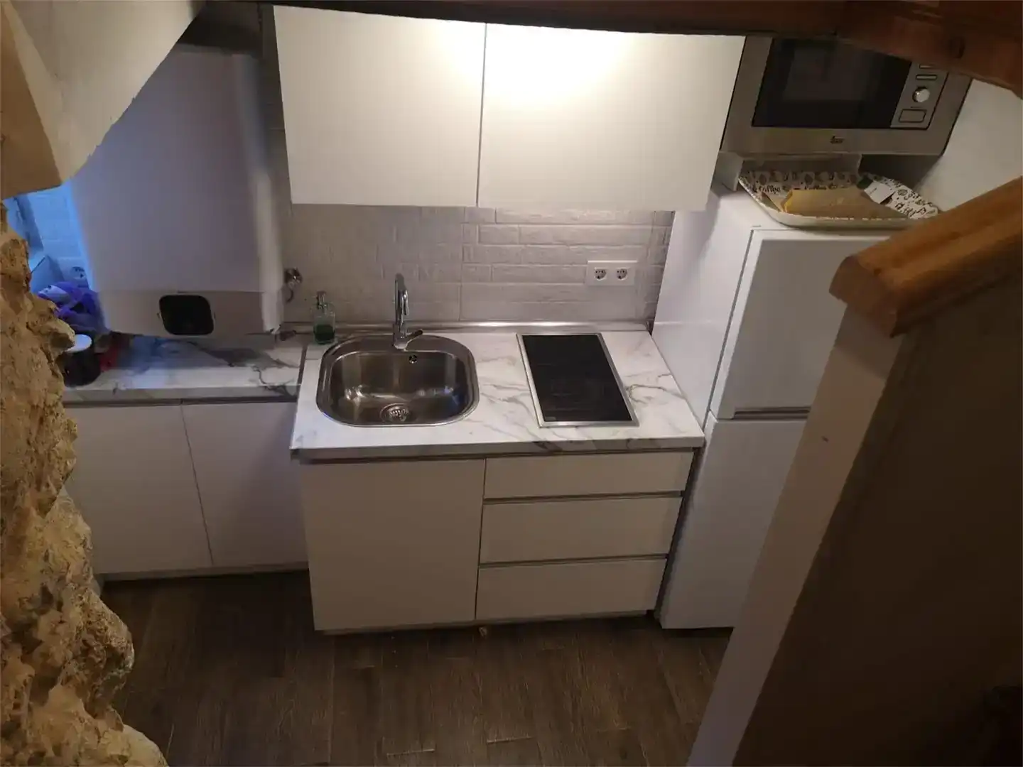 Cocina de Casa adosada en venta en Candelario con Lavadora, Microondas y Balcón