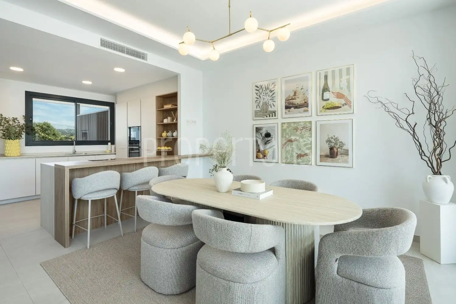 Dining room of Detached homes for sale in Marbella