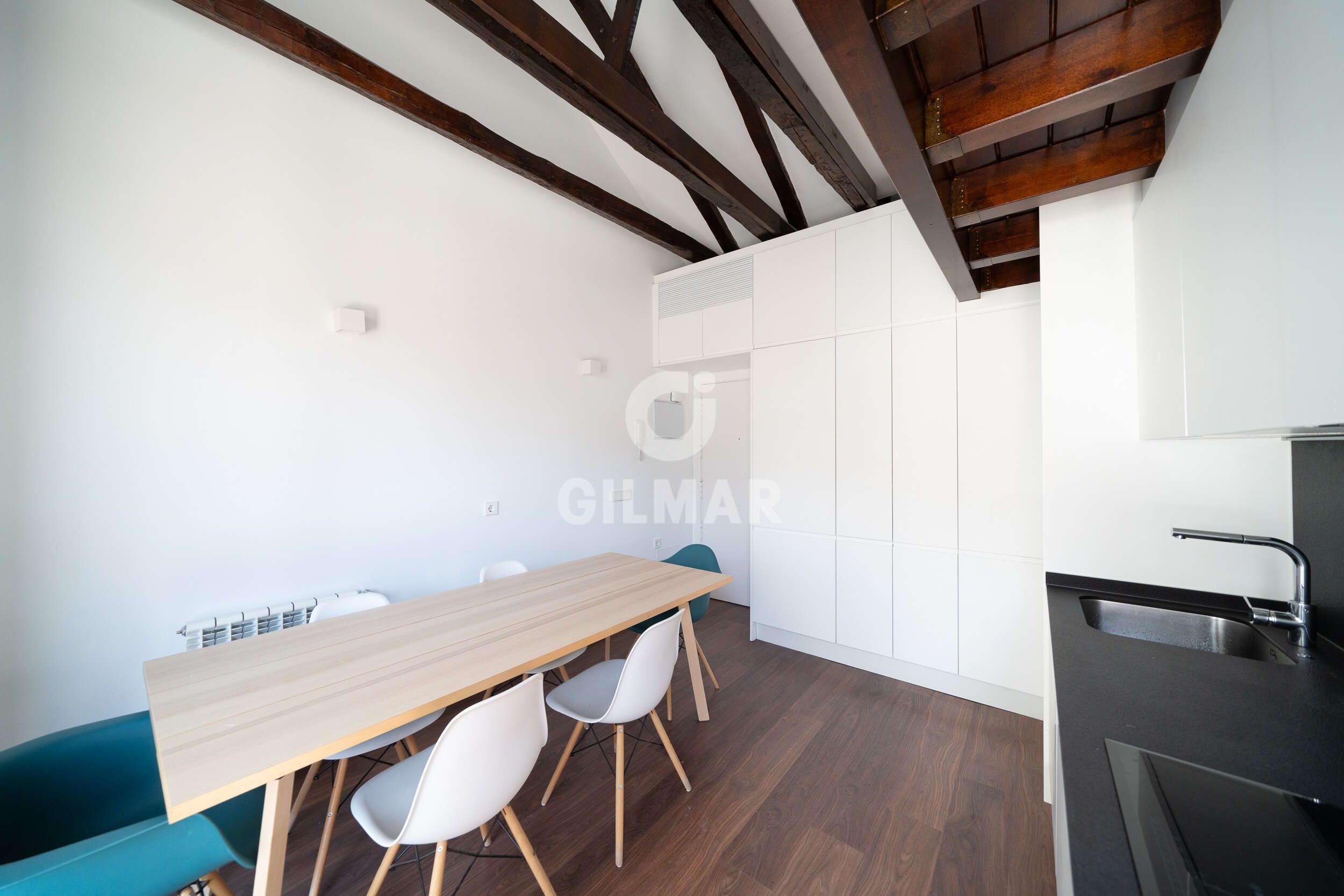 Dining room of Attic for sale in  Madrid Capital  with Heating and Balcony