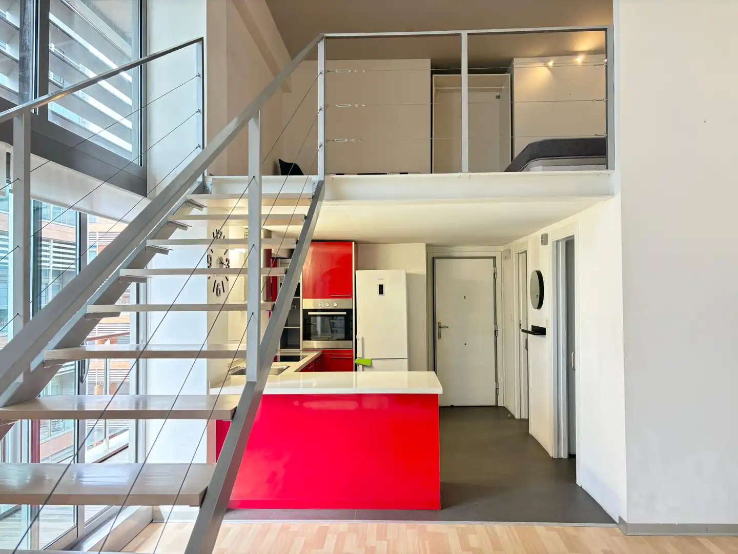 Küche von Loft zum Verkauf in Xirivella mit Klimaanlage, Parkett und Möbliert