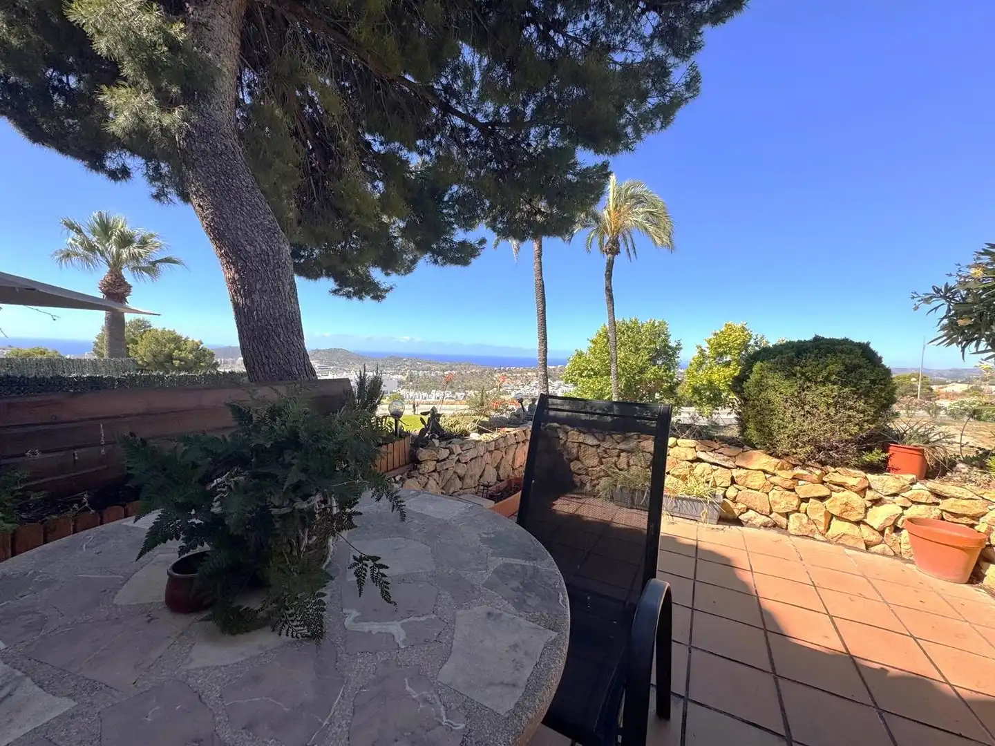 Terraza de Casa adosada en venta en Finestrat con Jardín privado, Terraza y Amueblado