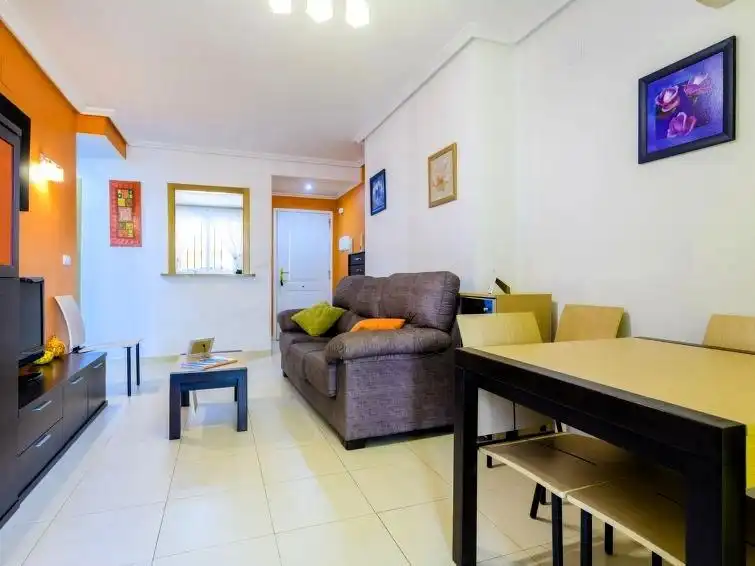 Living room of Apartments for sale in Oropesa del Mar / Orpesa  with Air Conditioner, Heating and Private garden