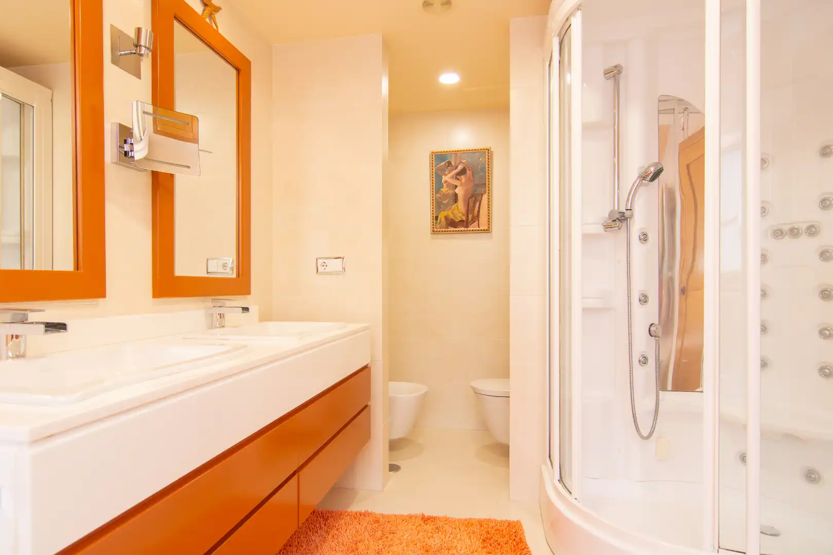 Baño de Dúplex en venta en Pontedeume con Calefacción, Parquet y Trastero