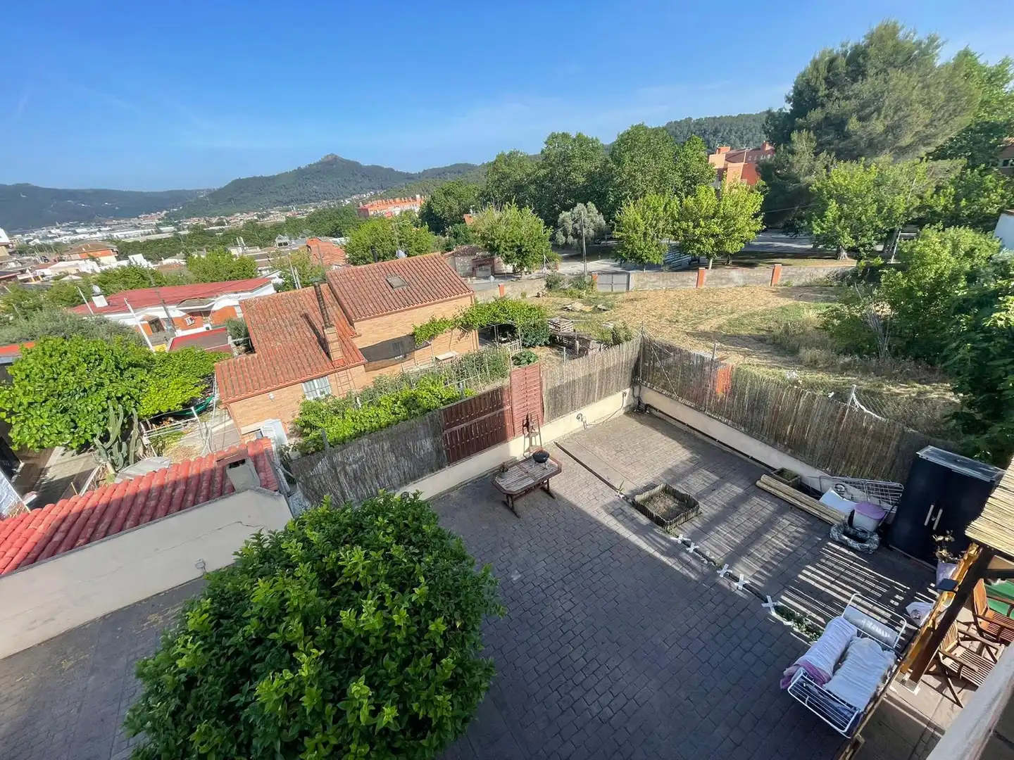 Terrasse von Wohnung zur Miete in Cerdanyola del Vallès mit Heizung, Privatgarten und Ofen