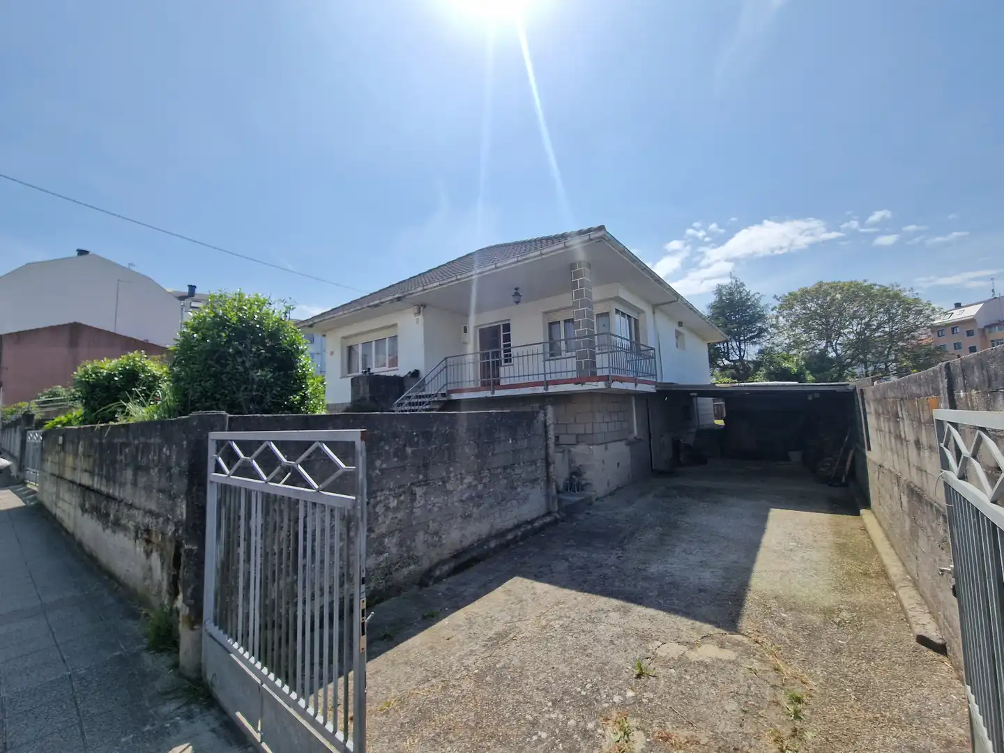 Vista exterior de Casa o chalet en venta en Narón con Jardín privado y Terraza