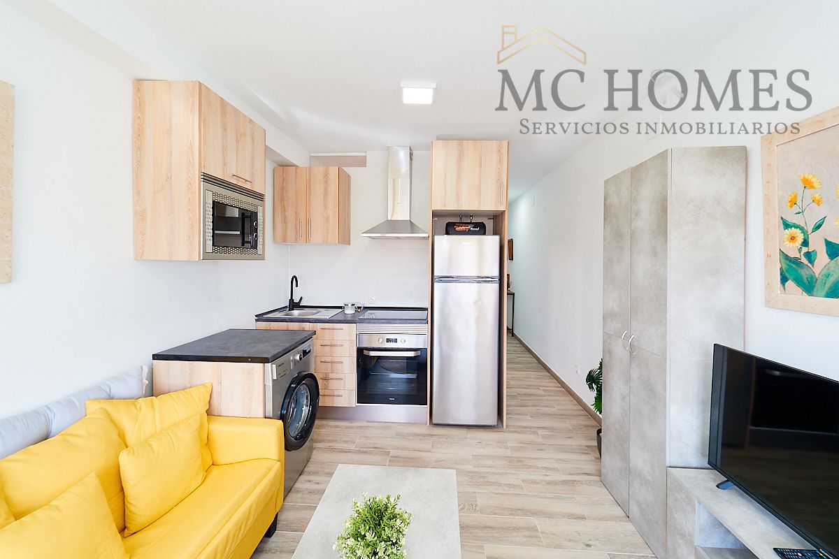 Küche von Wohnung miete in Guardamar del Segura mit Klimaanlage, Terrasse und Möbliert