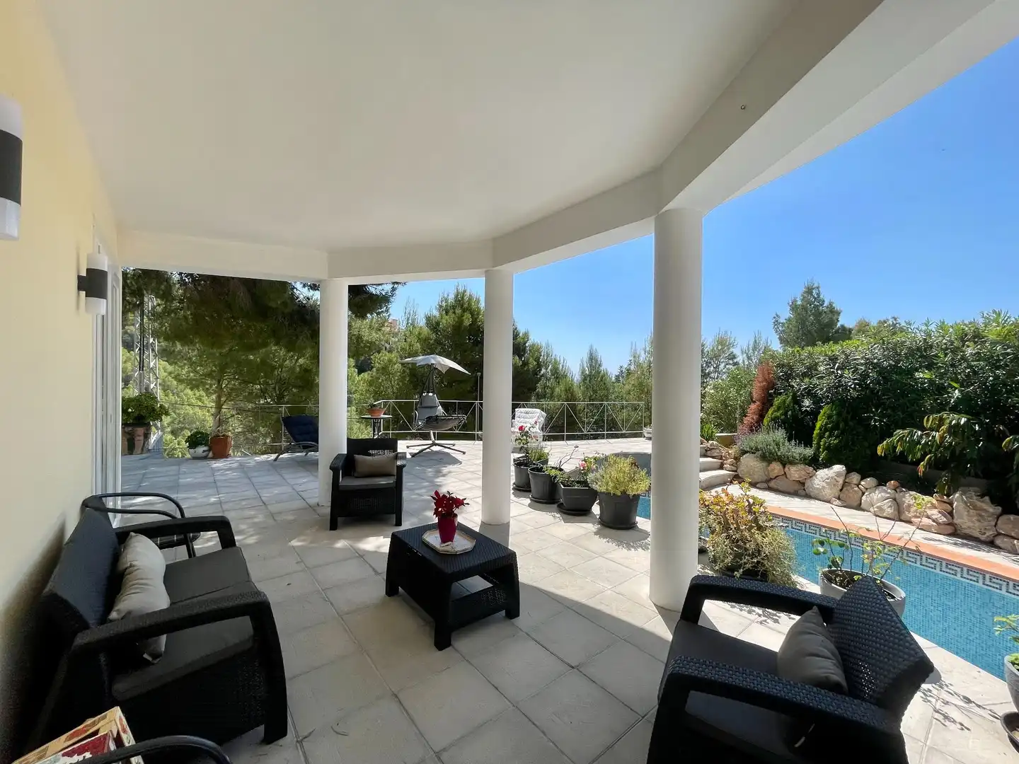 Terraza de Casa o chalet en venta en Altea con Aire acondicionado, Calefacción y Jardín privado