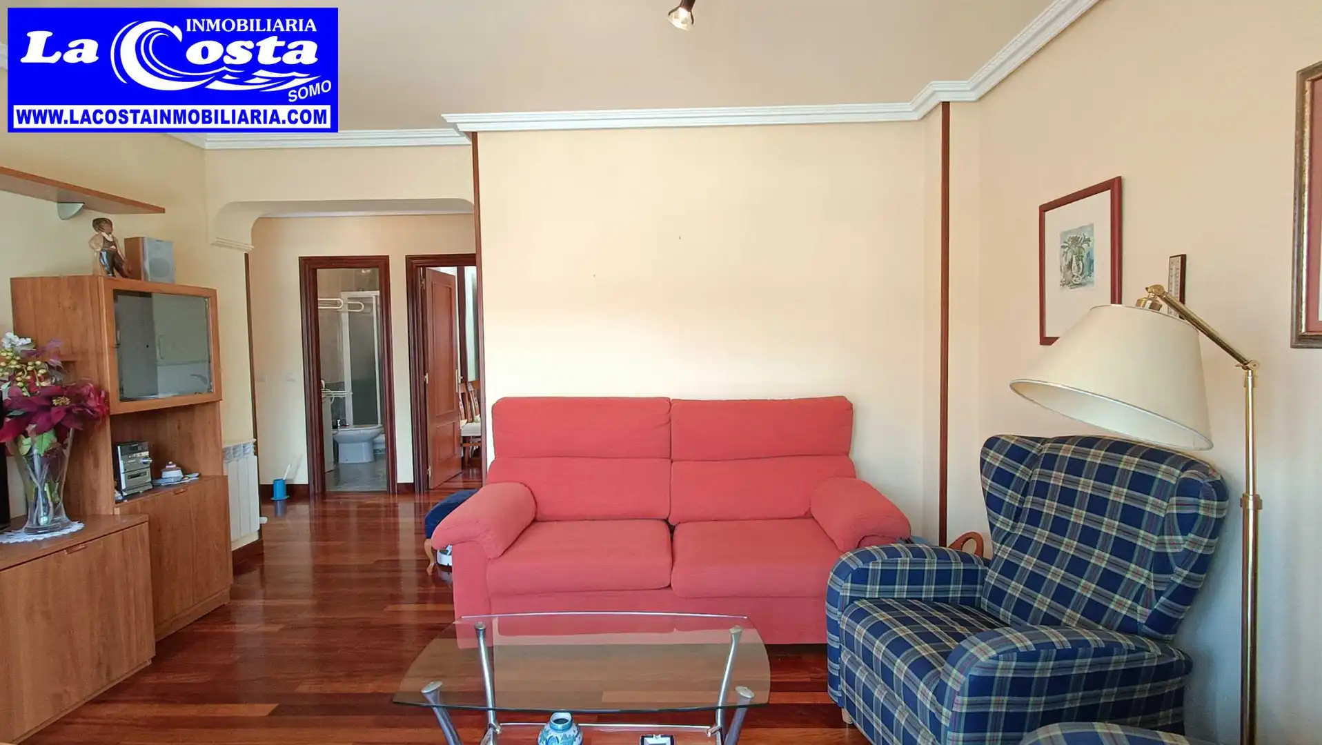Wohnzimmer von Wohnung zum Verkauf in Ribamontán al Mar mit Heizung, Ofen und Waschmaschine