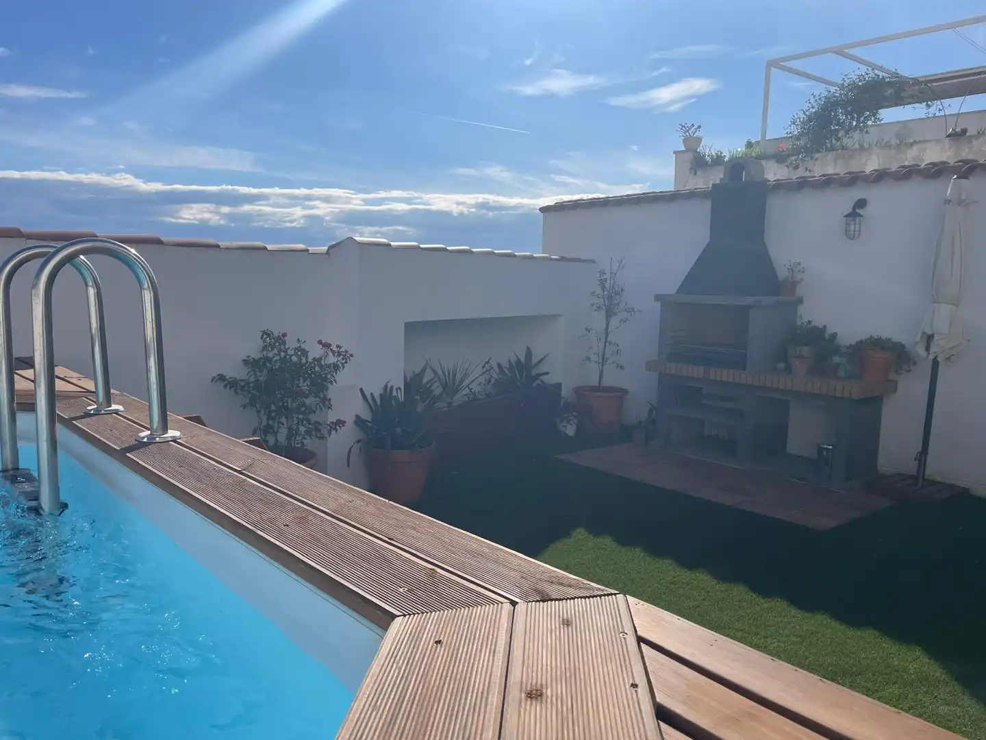 Piscina de Casa adosada en venda en La Nou de Gaià amb Jardí privat, Terrassa i Piscina