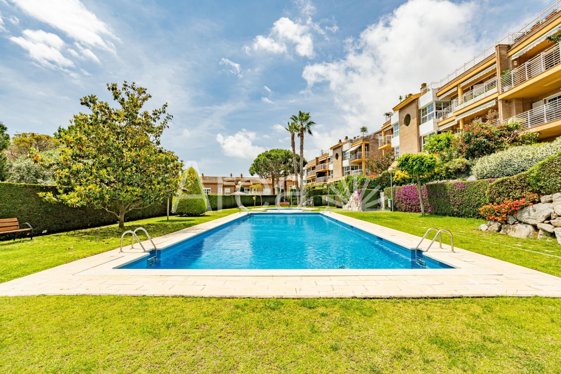 Jardí de Àtic de lloguer en Sant Andreu de Llavaneres amb Calefacció, Jardí privat i Terrassa