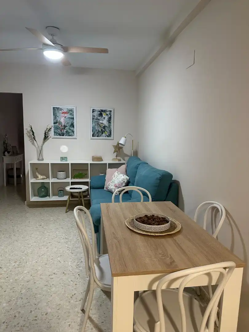 Sala d'estar de Apartament de lloguer en Almendralejo amb Aire condicionat, Moblat i Rentadora