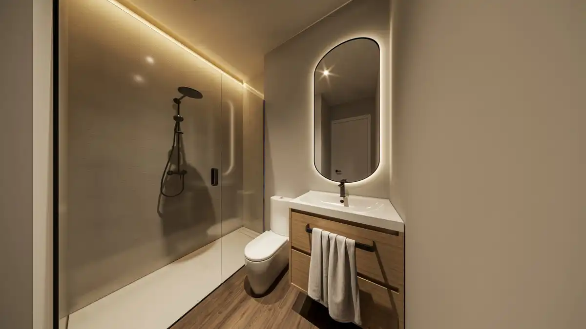 Bathroom of Apartments for sale in Mijas  with Air Conditioner, Heating and Private garden