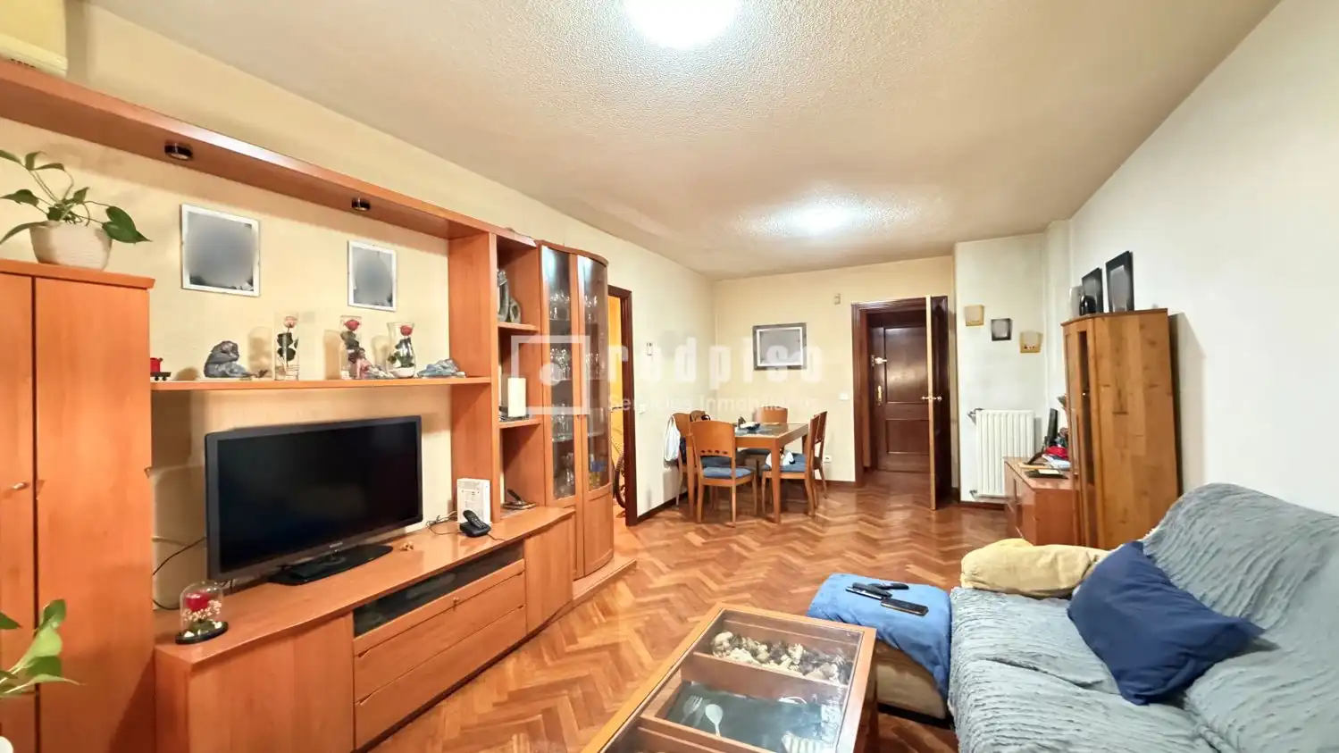 Sala de estar de Piso en venta en Leganés con Aire acondicionado, Calefacción y Jardín privado