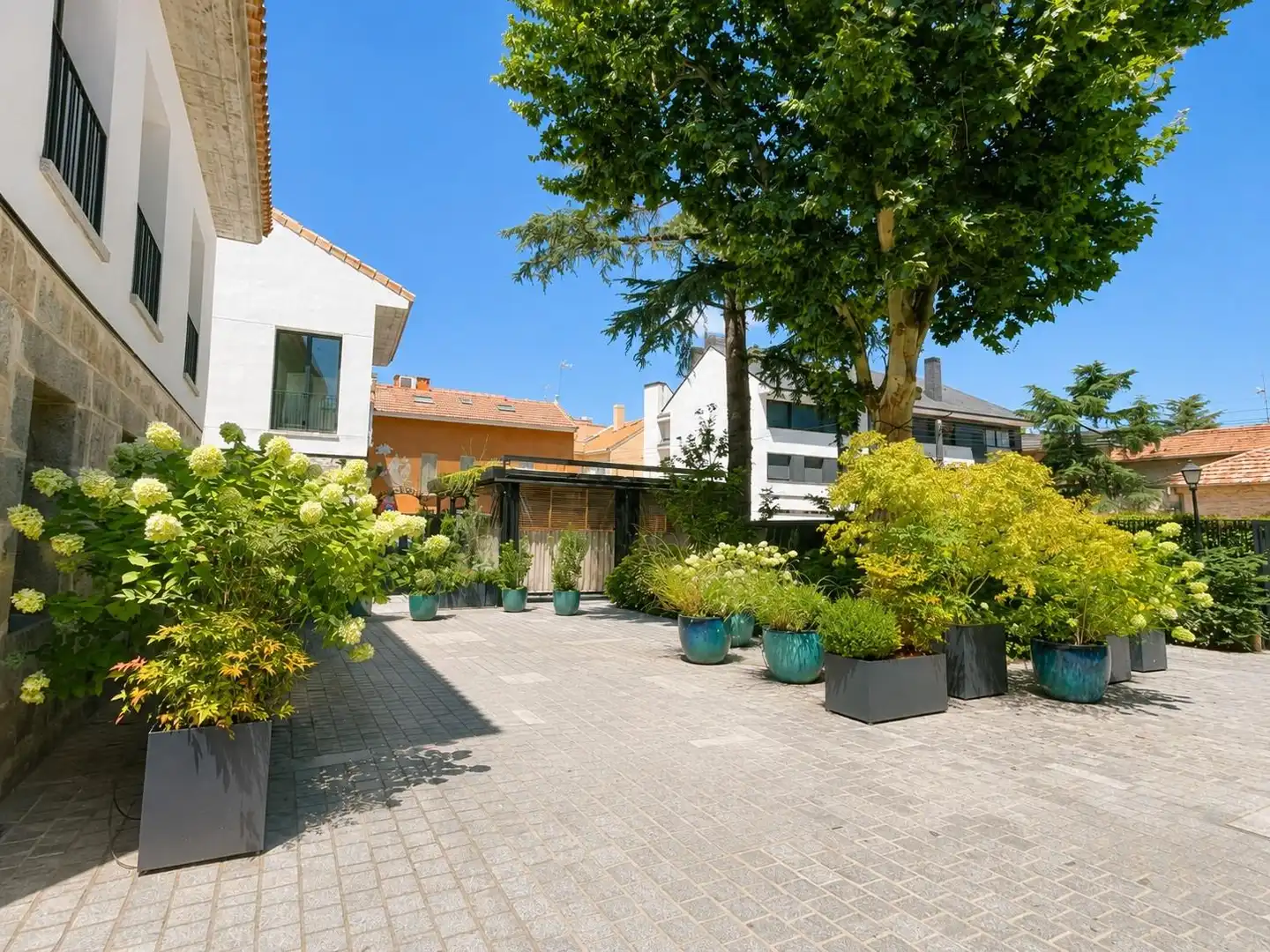 Terraza de Dúplex de alquiler en Torrelodones con Aire acondicionado, Calefacción y Balcón