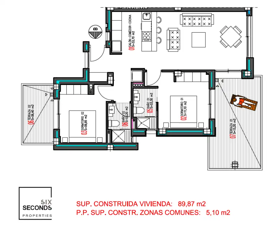 Apartamento con piscina en venta en Nueva Torrevieja - Aguas Nuevas, imagen 2