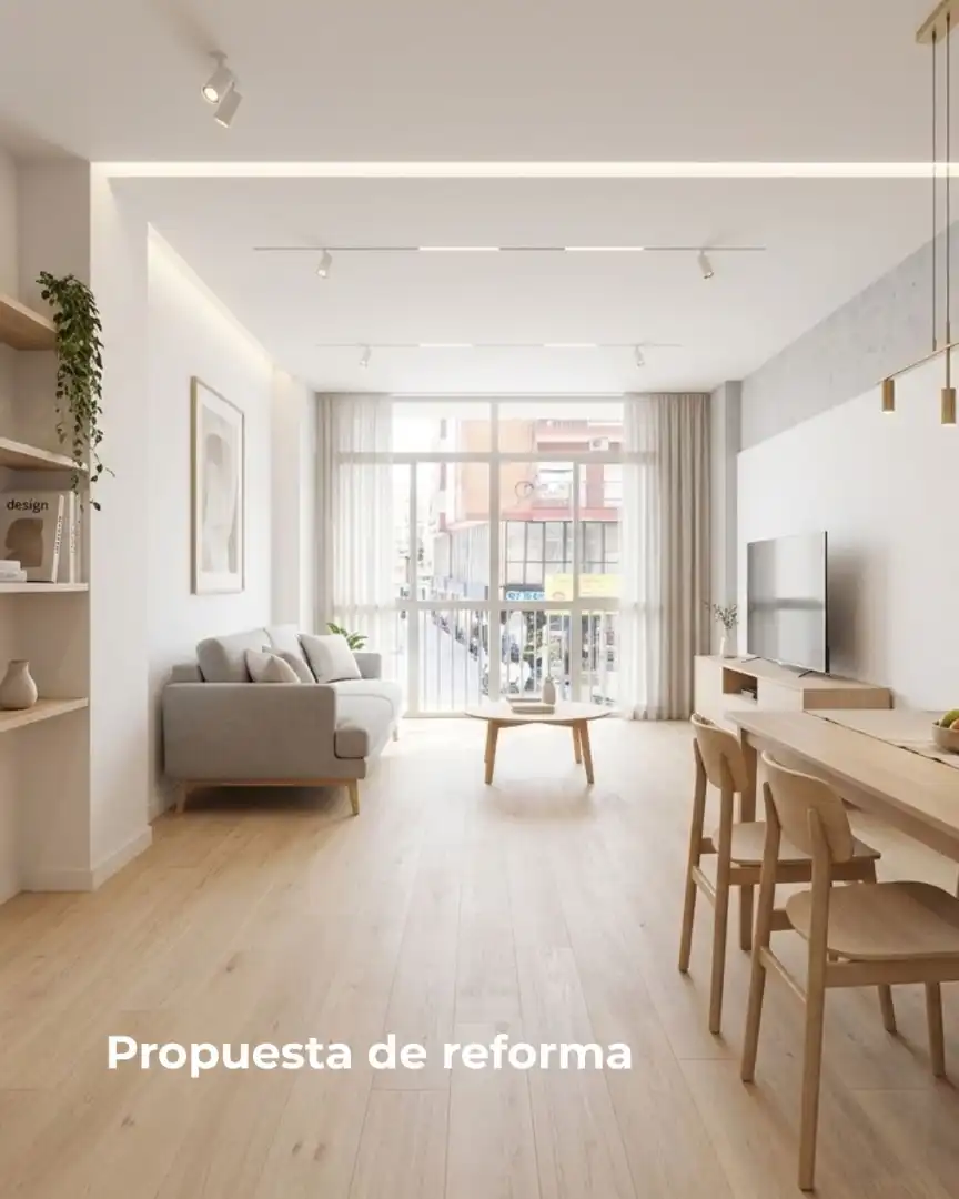 Sala d'estar de Pis en venda en Badalona amb Aire condicionat, Calefacció i Alarma