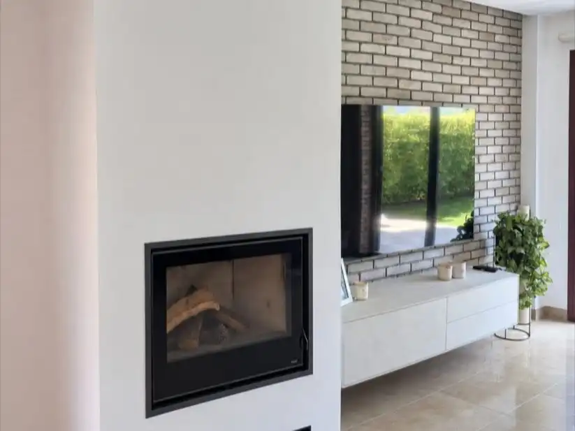 Sala d'estar de Casa o xalet en venda en Begues amb Aire condicionat, Terrassa i Balcó
