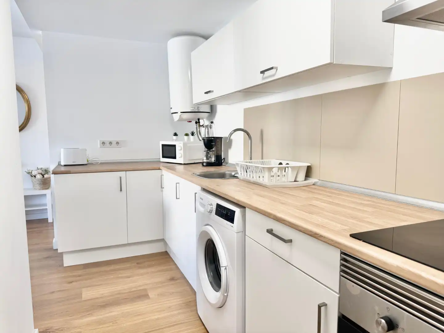 Cocina de Apartamento de alquiler en Canet d'En Berenguer con Aire acondicionado, Calefacción y Amueblado