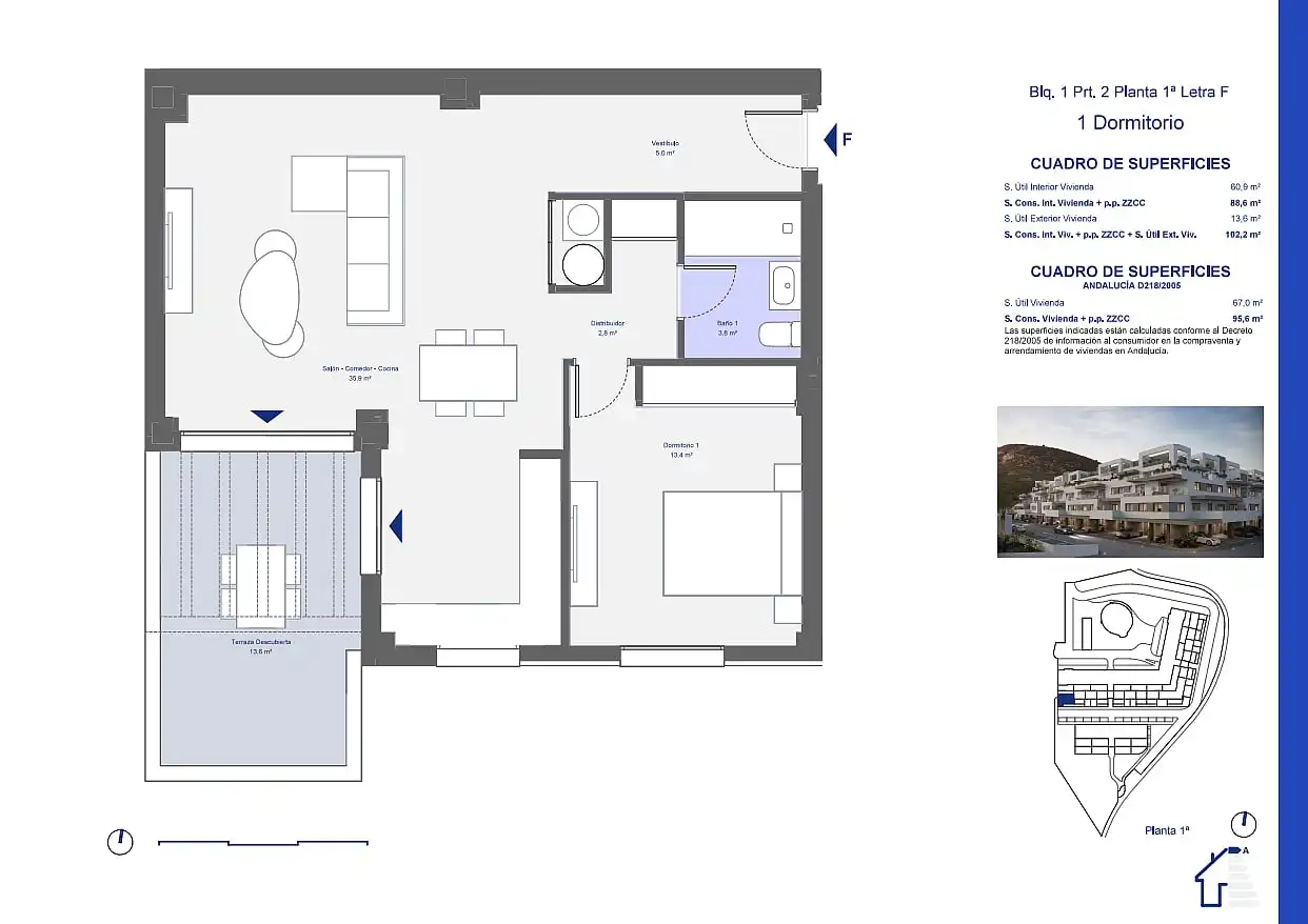 Mini appartamento con terrazza in vendita a San Juan de los Terreros, imagen 11