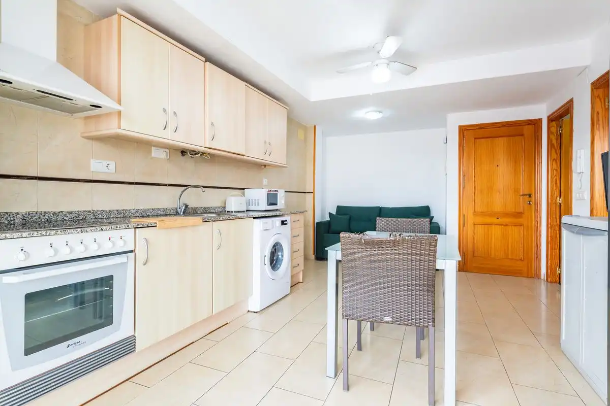 Kitchen of Flat for sale in Moncofa  with Heating, Terrace and Furnished