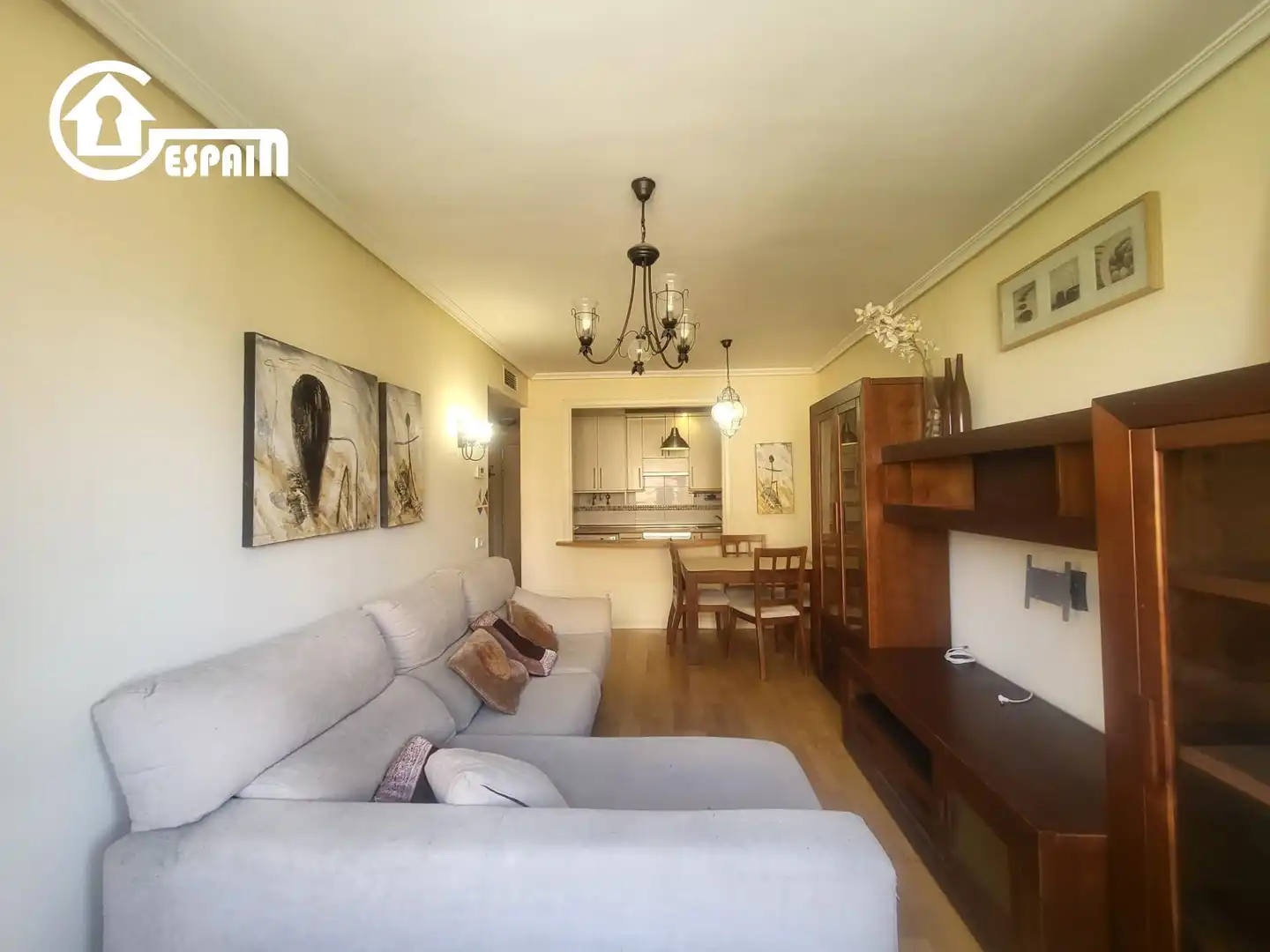 Sala d'estar de Pis en venda en Madrid amb Aire condicionat, Calefacció i Jardí privat