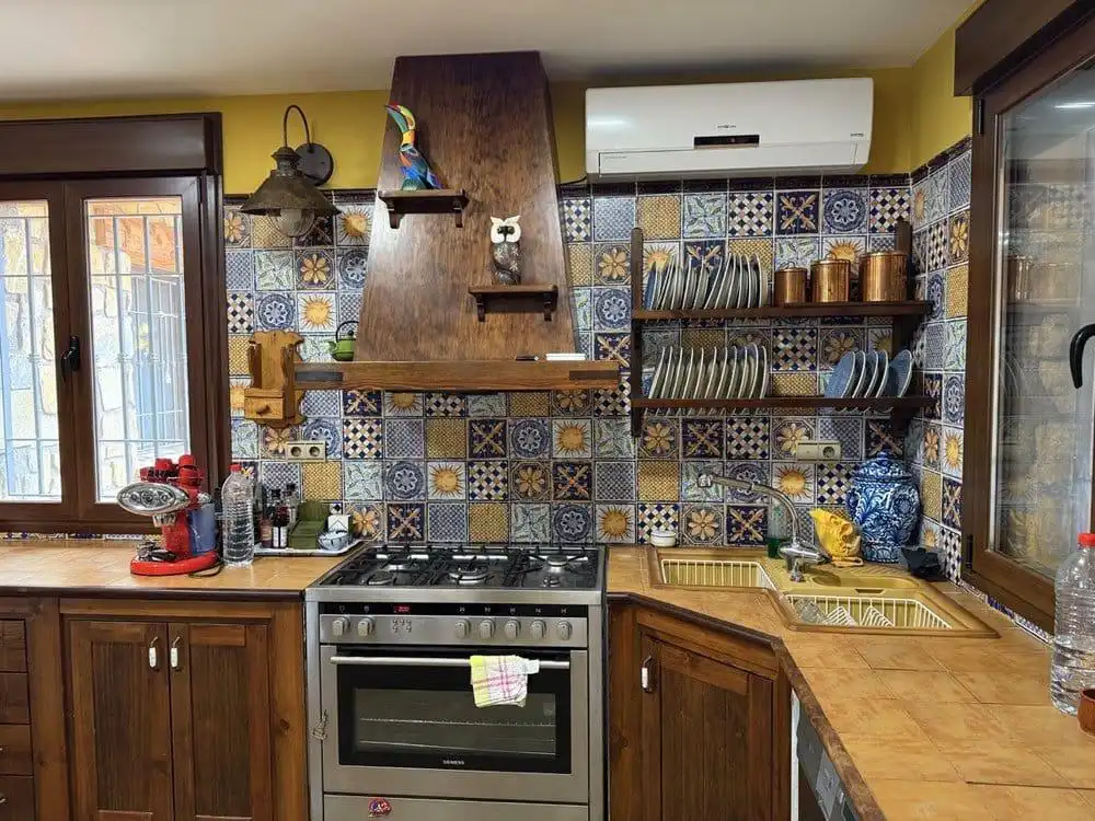 Cocina de Finca rústica en venta en Colomera con Calefacción, Terraza y Piscina